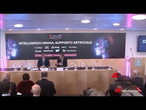 Ai: al Palazzo dell’informazione Adnkronos Q&A ‘Intelligenza umana, supporto artificiale’