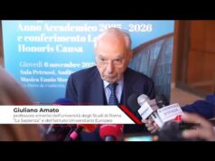 Amato (università La Sapienza): ‘Una vera classe dirigente deve avere il coraggio di andare