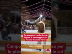 Campobasso, è polemica per la pista di pattinaggio in cui risuona “Faccetta Nera”
