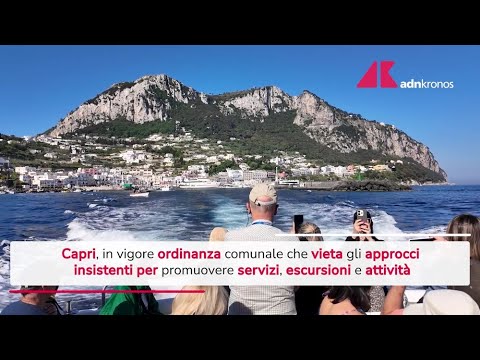 Capri, multe fino a 500 euro a chi ‘assale’ i turisti