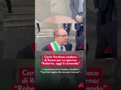 Carlo Verdone sindaco di Roma per un giorno: “Roberto, oggi ti comando”