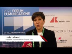 Forum Comunicazione 2026: Lafuenti (Fater), ‘tone of voice coerente crea fiducia e collaborazione’