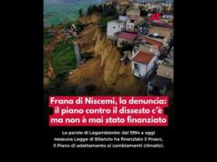 Frana di Niscemi, la denuncia: il piano contro il dissesto c’è ma non è mai stato finanziato