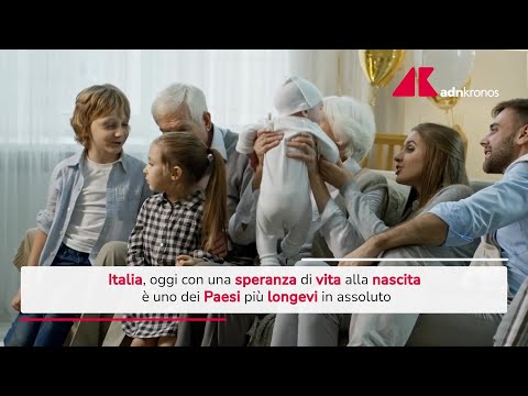 Italia tra paesi più longevi, speranza di vita quasi 84 anni