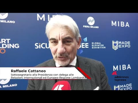 Made Expo 2025: Cattaneo (Reg. Lombardia), ‘Fiera Milano motore di incontri e promozione economica’