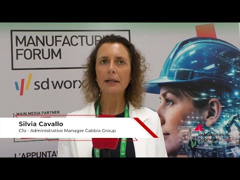 Manufacturing Forum 2026: Cavallo (Cabbia Group), ‘vero salto qualità nasce da benessere persone’