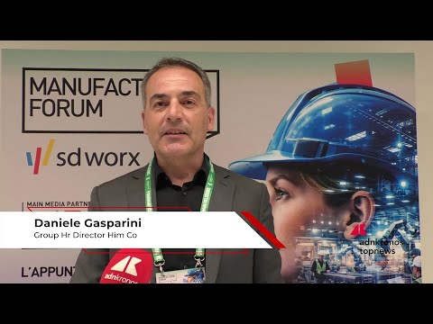 Manufacturing Forum 2026: Gasparini (Him Co), ‘competenze e formazione continua per affrontare il