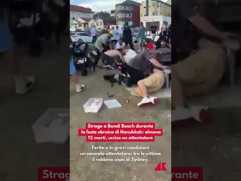 Strage a Bondi Beach durante la festa ebraica di Hanukkah: almeno 12 morti, ucciso un attentatore
