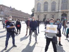 200 commercianti protestano sotto la Regione