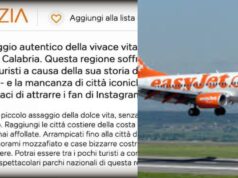 EasyJet: ‘Calabria mafia e terremoti’, poi si scusa e apre indagine interna