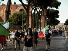 A Roma 2000 ‘mascherine tricolori’ da tutta Italia – VIDEO