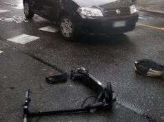 Quarto incidente in 4 giorni: auto contro monopattino in Piazza Rivoli