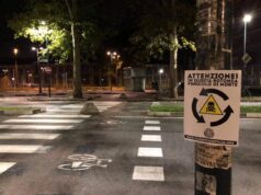Ciclopedonale di Piazza Rivoli, azione shock stanotte: ‘rischia di scapparci il morto’