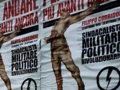 A Torino e Novara manifesti studenteschi per ricordare la morte di Filippo Corridoni