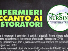‘A Marzo ci avete aiutato, tocca a noi’, infermieri e medici per la ristorazione