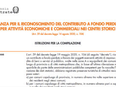 Contributo a fondo perduto per attività dei centri storici. Ecco come Contributo fondo perduto centri storici