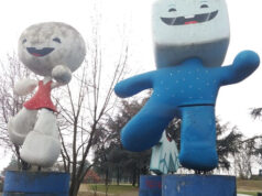 Parco Colonnetti, saranno (finalmente) ripulite le statue di Torino 2006 neve gliz aster parco colonnetti