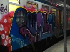 I treni nuovi della Sfml vandalizzati dopo 25 giorni treno murales