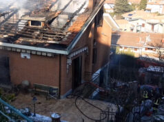 Incendio in una villetta di Rosta, 5 feriti incendio rosta