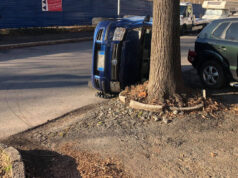 Incidente in via Verolengo, auto ribaltata Incidente via Verolengo torino