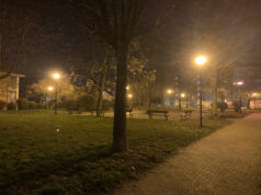 Rivoli, ripristinata illuminazione parco Caduti di Nassirya (e altri lavori) Parco Nassirya Rivoli