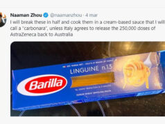 Vaccino Astrazeneca bloccato per l’Australia, insulti alla cucina italiana astrazeneca australia pasta