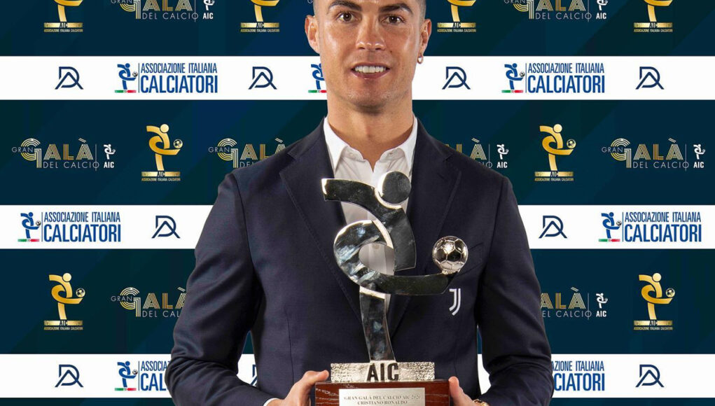 ronaldo cr7 juve premio aic