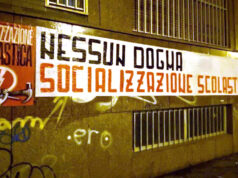 ‘Socializzazione scolastica’, striscione lancia il nuovo progetto del ‘Blocco’ socializzazione scolastica