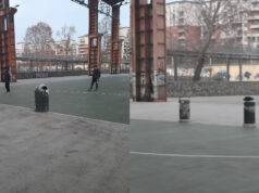 Parco Dora, cestini al posto dei pali: mancano le porte da anni parco dora porte calcio