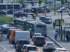 Un banale incidente paralizza ancora piazza Baldissera piazza baldissera