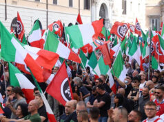 Roma, mega sit-in di CasaPound “in 3000 per libertà, identità, nazione” cpi roma
