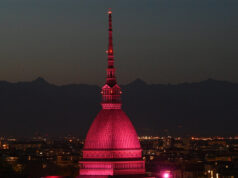 Giro d’Italia 2021, prima tappa Torino mole rosa