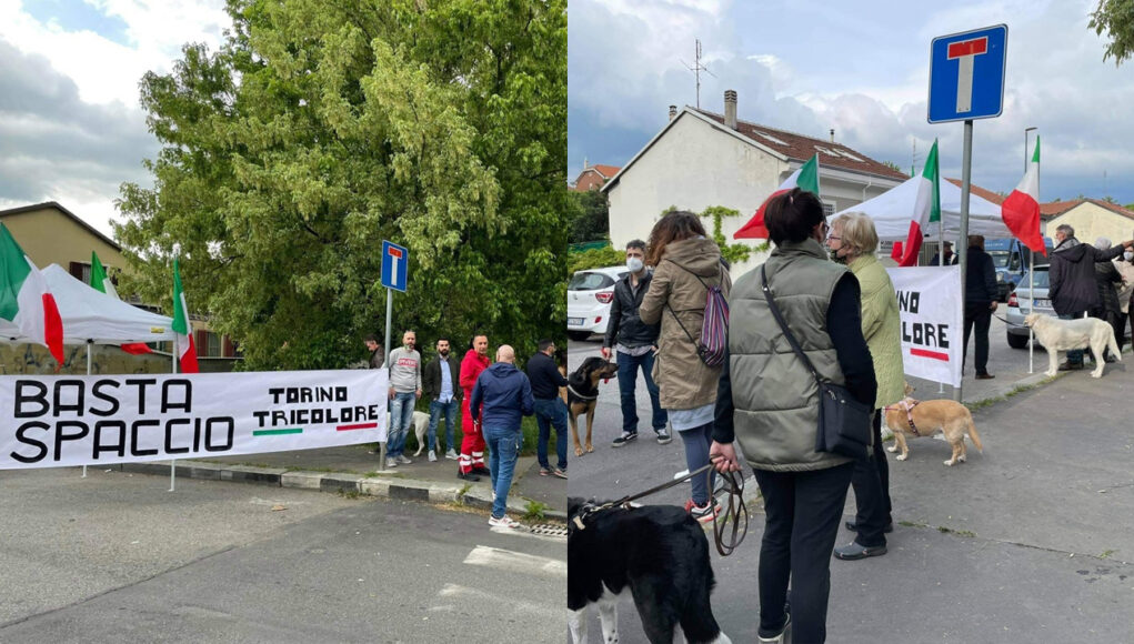 sempione contro droga borgo vittoria torino tricolore