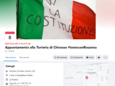 Sit-in e aperitivo disobbediente, oggi davanti alla Torteria di Chivasso torteria chivasso aperitivo disobbediente