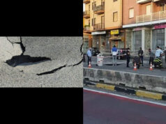 Nichelino, voragine in via Torino voragine nichelino