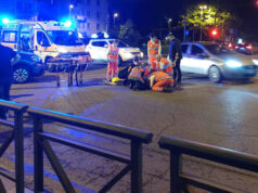 Corso Rosselli, auto contro scooter. Ferito a terra il centauro INCIDENTE SCOOTER CORSO ROSSELLI