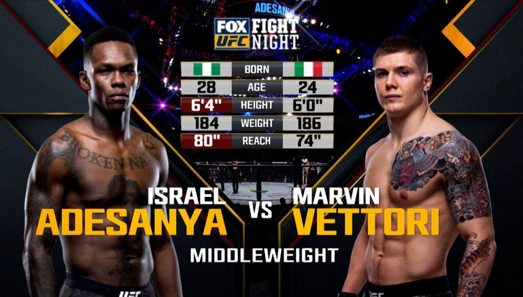 Israel Adesanya Marvin Vettori