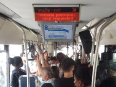 Borrini sul 49 “6 persone nei ristoranti ma mezzi pubblici colmi” borrini bus 49 pieno