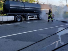 Cisterna perde 26 mila litri di acido cloridrico cisterna verbania