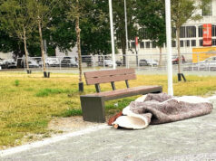 Il nuovo parco è già un dormitorio abusivo parco borgata Tesso