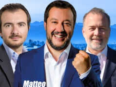 Salvini a Torino lancia Damilano Dopo l’endorsement di Silvio Berlusconi arriva anche quello di Matteo Salvini che lunedì’ 28 giugno sarà a Torino per Paolo Damilano. eADV Il leader della Lega assieme al capogruppo alla Camera e segretario regionale Riccardo Molinari presenteranno il candidato sindaco del centrodestra a Torino Paolo Damilano all’hotel Golden Palace alle ore 18.