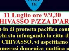 Chivasso, Piazza divisa: pro e contro “la Torteria” contromanifestazione torteria chivasso
