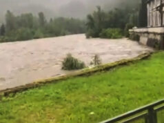 Maltempo: forti temporali in Piemonte, esonda il fiume Toce fiume toce esondazione
