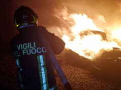 Autostrada Torino-Savona chiusa per incendio romio pneumatici incendio avigliana