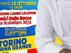 Cambio di location per Matteo Salvini venerdì a Torino Salvini Torino 15 ottobre