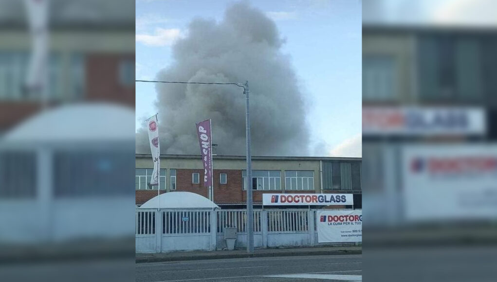 incendio fumo torino via veronese