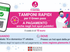 Hotspot per tamponi rapidi in Piemonte nel weekend tamponi rapidi green pass piemonte