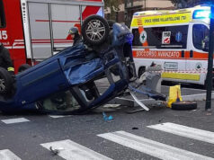 Corso Grosseto, incidente all’incrocio: due feriti e lunghe code incidente corso grosseto