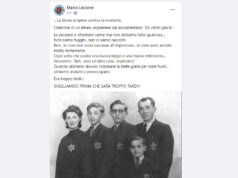 No Vax: leader Torino posta foto famiglia ebrea, “Svegliamoci” liccione marco famiglia ebrea