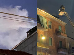 Barriera, incendio nelle mansarde barriera incendio mansarde via feletto